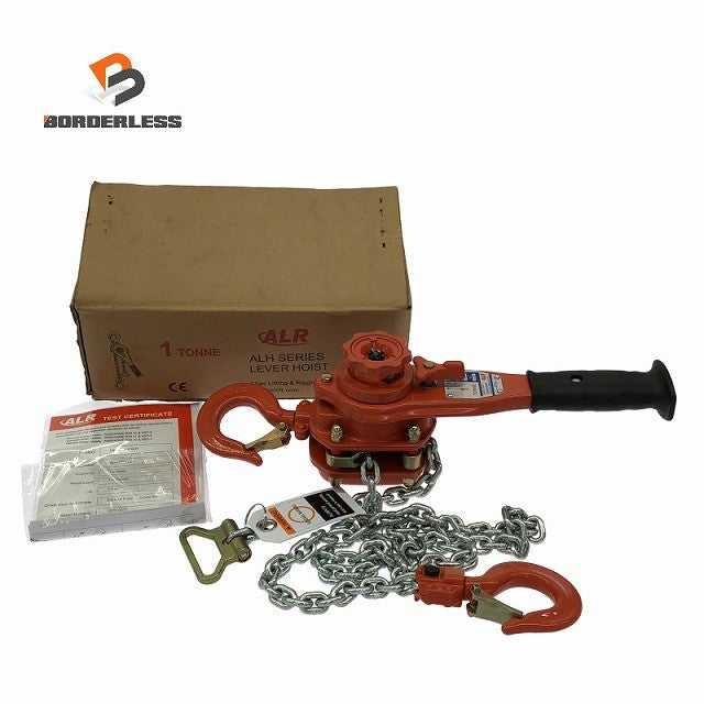 ☆未使用品☆ALR 1t レバーホイスト ALH-010-1.5 揚程1.5m 荷揚げ 吊り