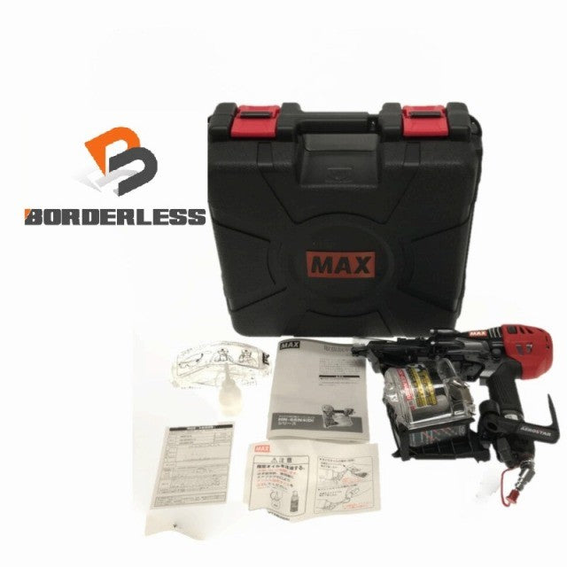 ☆未使用品☆ MAX マックス 65mm 高圧釘打機スーパーコイル/ネイラ HN-65N4(D)-G クールグレー エアロスター 釘/クギ130048 ☆未使用品☆ MAX マックス 65mm 高圧釘打機スーパーコイル/ネイラ HN