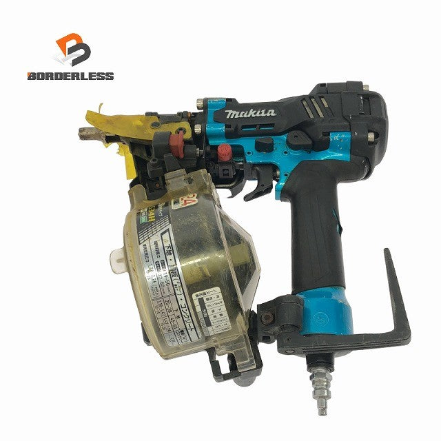 ☆中古品☆makita マキタ 50mm 高圧 エア釘打機 AN534HM 青 エア釘打ち