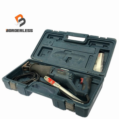 ☆中古品☆BOSCH ボッシュ 100V セーバーソー GSA1100E 替刃3枚(未使用)付き ケース付 コード式