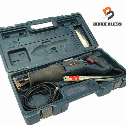 ☆中古品☆BOSCH ボッシュ 100V セーバーソー GSA1100E 替刃3枚(未使用)付き ケース付 コード式 - 0