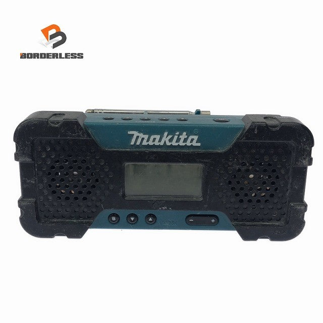 ☆中古品☆ makita マキタ 10.8V 充電式ラジオ MR051 青/ブルー 本体