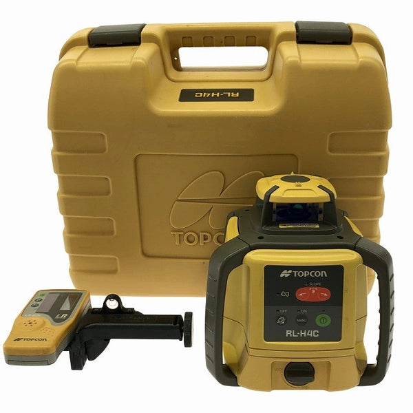 ☆中古品☆TOPCON トプコン ローテーティングレーザー RL-H4C 受光器 LS-80L ケース付 回転レーザー ローティングレーザー133625 - 3