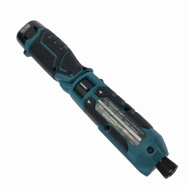 ☆未使用品☆makita マキタ 7.2V 充電式ペンインパクトドライバー TD023DSHX 青/ブルー バッテリ2個(1.5Ah) 充電器 ケース付135211 - 5