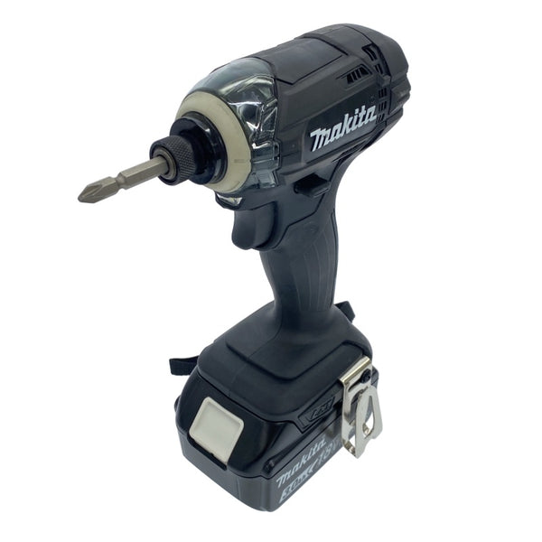 ☆美品☆makita マキタ 18V 充電式インパクトドライバー TD149D 黒/ブラック バッテリ1個(3.0Ah) 充電器 ケース付 コードレス118452 - 4