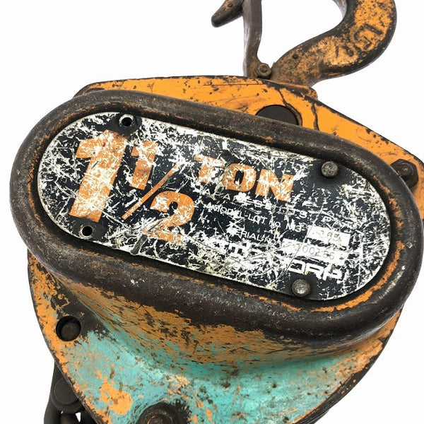 ☆中古品☆KITO キトー チェーンブロック 1 1/2TON 1.5TON/ton チェンブロ 荷物 高所 運送113445 - 5