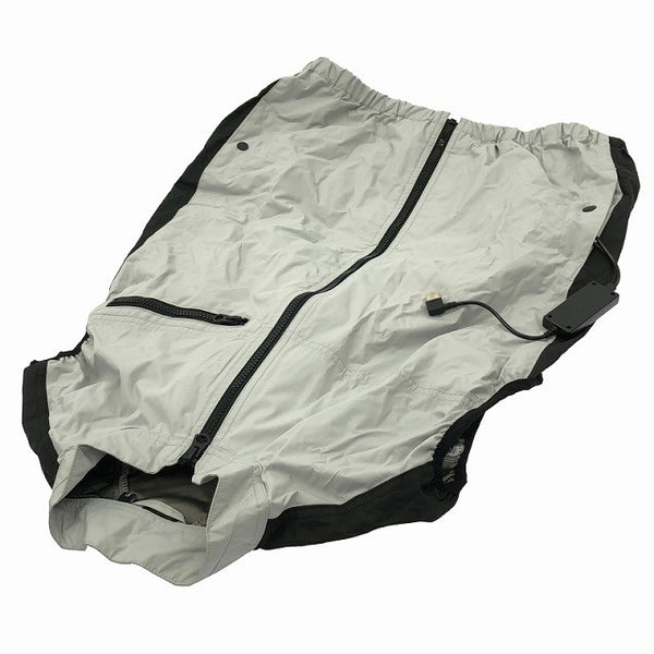 ☆未使用品☆THANKO サンコー 圧倒的に冷える 冷蔵服3 TKCV24FGY シルバーグレー フリーサイズ ファン＋プレート付 空調作業服134122 - 2