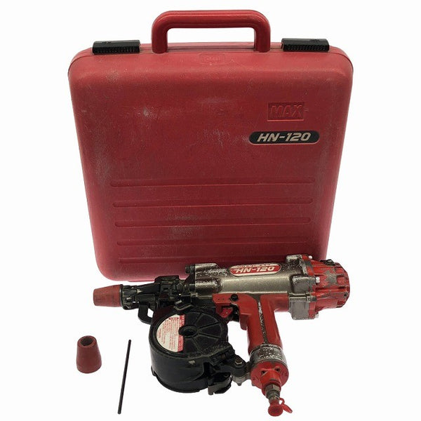☆中古品☆MAX マックス 高圧コンクリートピンネイラ HN-120 ケース付き エアツール エア工具 鋼板 スーパーネイラ135664 - 3