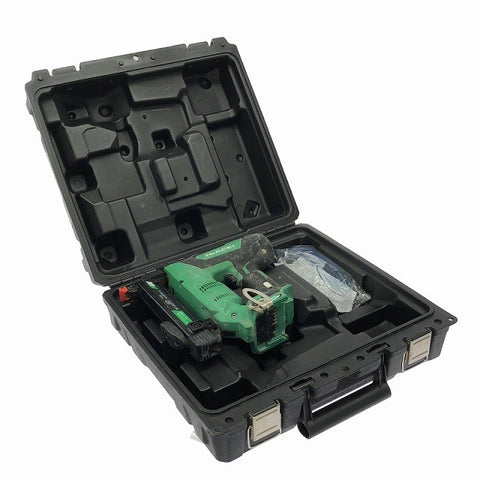 ☆中古品☆HiKOKI ハイコーキ 36V コードレスタッカー N3604DJ 本体＋ケース付 幅4mm 長さ25mm 充電式 バッテリー式118028 - 0