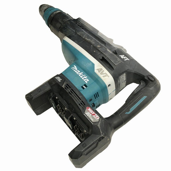 ☆比較的綺麗☆makita マキタ 80Vmax(40Vmax×2) 52mm 充電式ハンマドリル HR006GZK 本体＋ケース付 SDSマックス137530 - 8