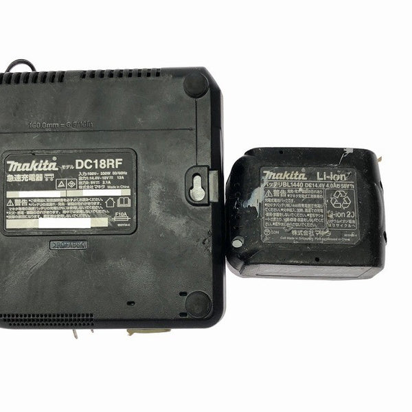 ☆中古品☆makita マキタ 14.4V 充電式インパクトドライバー TD137D 白 バッテリ1個(14.4V4.0Ah) 充電器付 DIY 締付け 電動工具126528 - 9