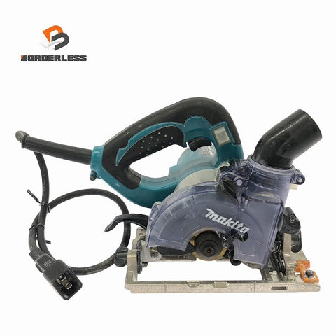 ☆中古品☆ makita マキタ 100mm 防じんマルノコ KS400FX 青/ブルー 防塵/丸のこ/丸ノコ/丸鋸133973