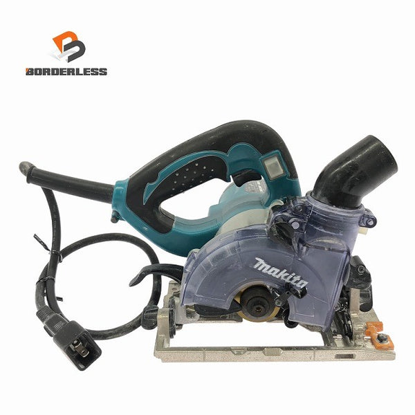 ☆中古品☆ makita マキタ 100mm 防じんマルノコ KS400FX 青/ブルー 防塵/丸のこ/丸ノコ/丸鋸133973 - 1