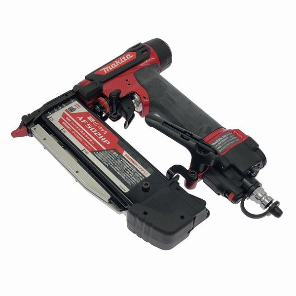 ☆未使用品☆makita マキタ 50mm 高圧 ピンタッカ AF502HP 赤 ケース付 ピンネイラ ピン釘打機 ピン釘打ち機 エア工具135782 - 4