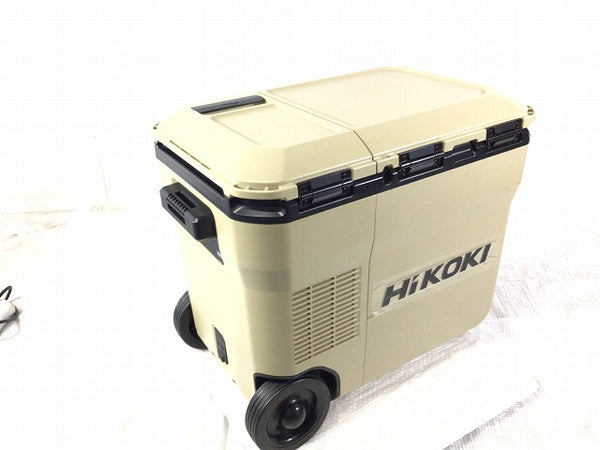 ☆極美品☆HIKOKI ハイコーキ 14.4V/18V/36V コードレス冷温庫 UL18DC サンドベージュ 本体+AC100Vアダプター+シガーコード 保冷温 113802 - 3