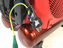 ☆極美品☆MAX マックス 常圧/高圧 スーパーエアコンプレッサー AK-HL1110E2 赤/レッド 100V 8L エアーコンプレッサー131409 - 8