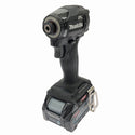 ☆未使用品☆makita マキタ 40Vmax 充電式インパクトドライバ TD005GRDXB 黒/ブラック バッテリ2個(2.5Ah) 充電器 ケース付136854 - 4