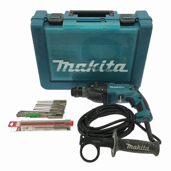 ☆中古品☆makita マキタ 100V 18mm ハンマドリル HR1830F ケース付 SDSプラス コード式 ハンマードリル 穴あけ 穿孔137070 - 3