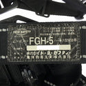 ☆中古品2点セット☆TOYO SAFETY トーヨー ハーネス型安全帯 FGH-5 1本つり専用 墜落防止 フルハーネス 1本吊り127042 - 6
