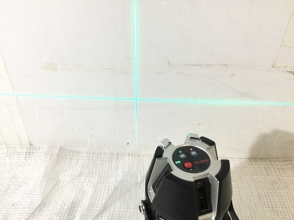 ☆中古品☆TAJIMA タジマ ブルーグリーンレーザー墨出し器 ZEROBL-KJC 受光器(RCV-G) バッテリ1個 ケース付116628 - 8