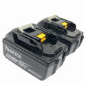 ☆比較的綺麗2個※充電回数2回と3回☆makita マキタ 18V 6.0Ah 純正 リチウムイオンバッテリー BL1860B 雪マーク 残量表示付127919 - 5