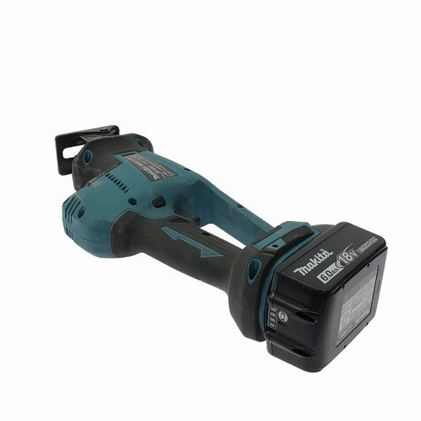 ☆中古品☆ makita マキタ 18V 充電式レシプロソー JR189DRGX 青/ブルー バッテリー2個(6.0Ah)充電器 ケース付129085 - 5