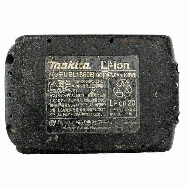 ☆中古品☆makita マキタ 18V 充電式レシプロソー JR188D バッテリ1個(18V6.0Ah) ケース付 コードレス セーバソー セーバーソー116741 - 9