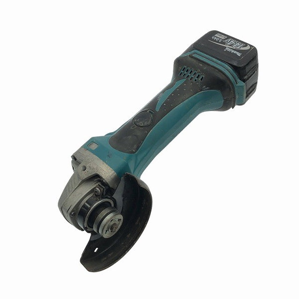 ☆中古品☆makita マキタ 14.4V 100mm 充電式ディスクグラインダ GA400D バッテリ2個(14.4V3.0Ah) 充電器 ケース付 コードレス 117707117707 - 4