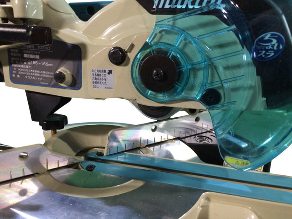 ☆中古美品☆makita マキタ 100V 165㎜ スライドマルノコ LS0611 卓上スライド丸ノコ ライト・レーザー無しモデル 木工 DIY118087 - 9