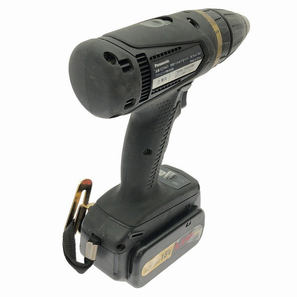 ☆中古品 限定色 Panasonic パナソニック 14.4V/18V 充電ドリルドライバー EZ74A1LS2GT1 黒金 フルセット 充電式ドライバドリル137670 - 6