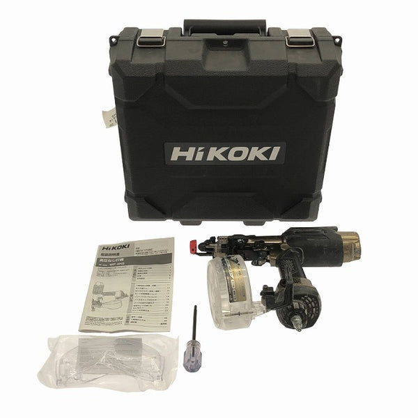 ☆中古品☆HiKOKI ハイコーキ 41mm 高圧 ねじ打機 WF4HS ハイゴールド ケース付 ねじ打ち機 ターボドライバー エアビス打機 - 3
