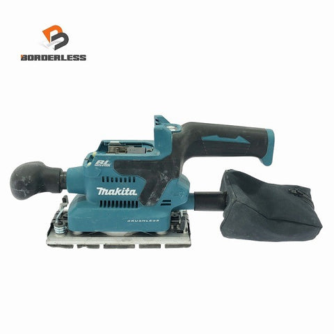 ☆中古品☆makita マキタ 18V 充電式仕上サンダー BO380D 本体のみ コードレス 仕上げサンダー オービタルサンダー 研磨機117132