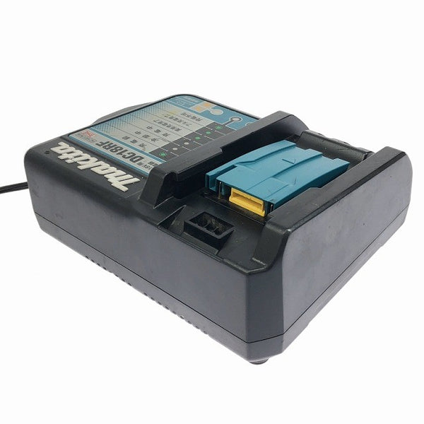 ☆中古品セット☆makita マキタ 18V 2.0Ah 純正 リチウムイオンバッテリー2個 BL1820B 急速充電器 DC18RF付 残量表示有 蓄電池137116 - 4