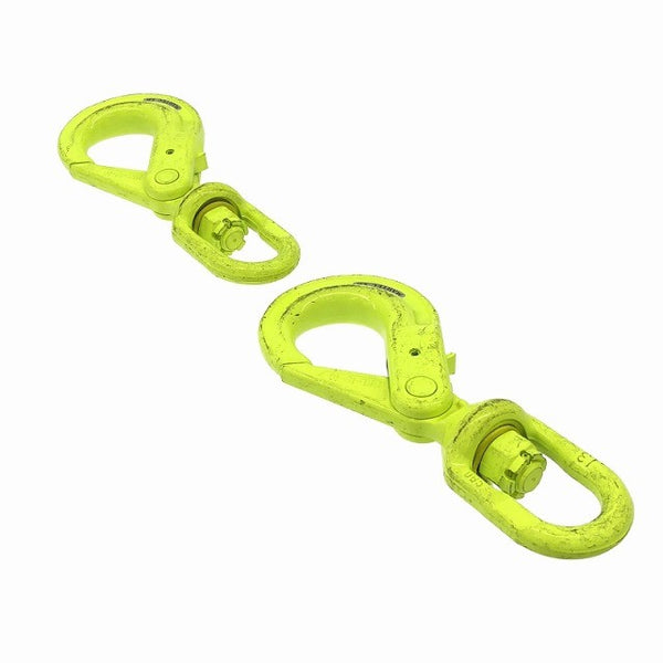 ☆美品2本セット☆MARTEC マーテック スイベルフック BKL-13-10 5.3ton ラッチロック ロッキングフック チェーンスリング用 吊り具117319 - 3