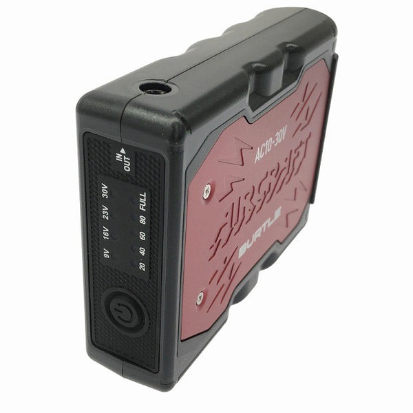 ☆未使用品セット☆BURTLE バートル 30V エアークラフト専用バッテリー AC10(メタリックレッド) ファンユニット AC10-2(アーバン黒)128033 - 3