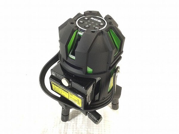 ☆未使用品☆ムラテックKDS 電子整準高輝度レーザー墨出器 DSL-93RG 受光器 バッテリ2個 ケース付 リアルグリーンレーザー墨出し器119060 - 7