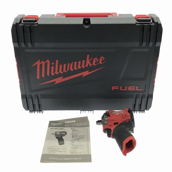 ☆中古品☆ Milwaukee ミルウォーキー 12V 3/8インチ 542Nm インパクトレンチ M12 /FUEL™ 本体+説明書+ケース - 3