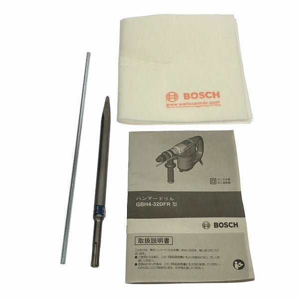 ☆美品☆BOSCH ボッシュ 100V GBH4-32DFR 付属品 ブルポイント(全長250mm) ケース付 ハツリ はつり機118777 - 10