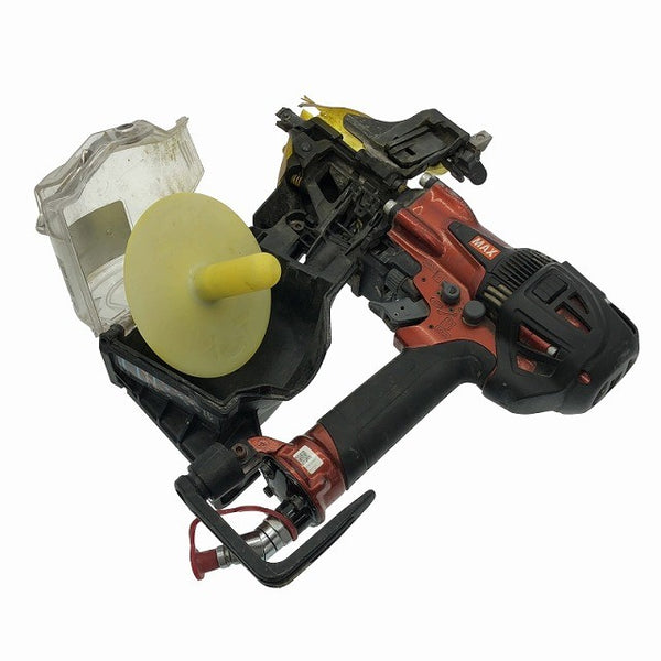 ☆比較的綺麗☆MAX マックス 65mm 高圧 エア釘打機 HN-65N3 ( D ) -R ケース付 スーパーネイラ エアー釘打ち機 エアーツール - 9