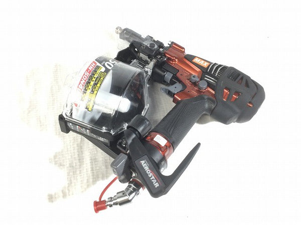 ☆未使用品☆MAX マックス 50mm 高圧コイルネイラ HN-50N4(D)-R マイスターレッド エアー/ロール 釘打機 /釘打ち機 エアツール133423 - 4