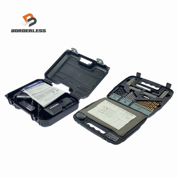 ☆美品セット☆ハイコーキ 14.4V コードレスドライバドリル FDS14DF(2BG) フルセット ボッシュ アクセサリーセット HDIY100AA)119613 - 1