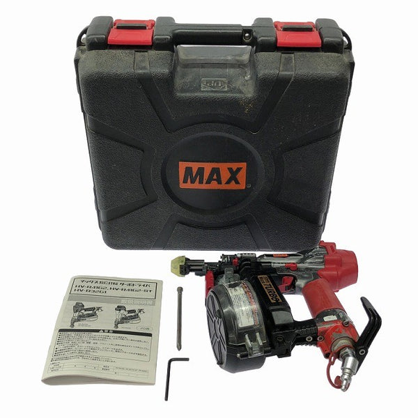☆中古品☆MAX マックス 高圧 41mm ターボドライバ HV-R32G1 本体+ケース エアーツール ねじ打ち機 ビス打ち機 エア工具128460 - 3