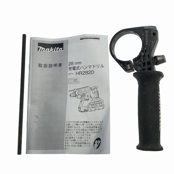 ☆中古品☆makita マキタ 18V×2＝36V 充電式ハンマドリル HR282DZK 本体＋ケース付 コードレス ハンマードリル 穴あけ 穿孔120352 - 10