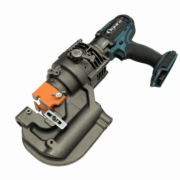 ☆中古品☆ OGURA オグラ 18V コードレス油圧式パンチャー N209WDS 青/ブルー本体+パーツ+ケース 切断 鉄工116917 - 4