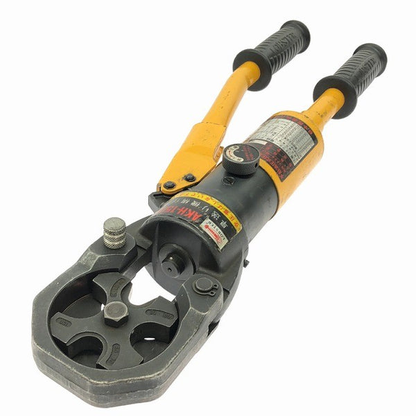 ☆中古品☆LOBSTER ロブスター 手動油圧式 圧着工具 AKH-150S 本体+ダイス4個+ケース付 手動式 圧着機 ロブテックス エビ133773 - 4