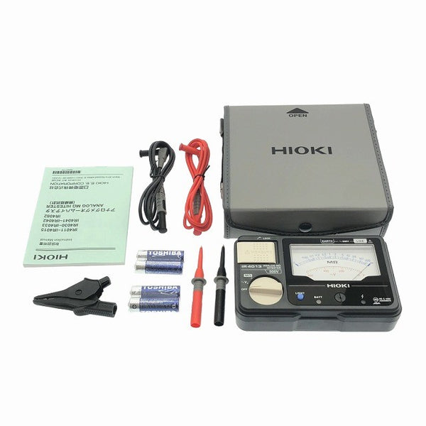 ☆未使用品☆HIOKI 日置電機 アナログメグオームハイテスター IR4013-10 単レンジ アナログ絶縁抵抗計 アナログメガー 電気計測器132199 - 3