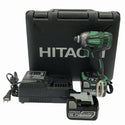 ☆比較的綺麗☆ HITACHI 日立工機 14.4V コードレスインパクトドライバ WH14DDL2 2LYPK(L) アグレッシブグリーン137959 - 3
