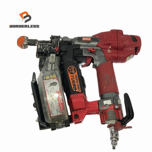 ☆中古品☆MAX マックス 41mm 高圧 ターボドライバー HV-R41G4 エアビス打機 エアビス打ち機 ねじ打機 ねじ打ち機 エア工具136743 - 1