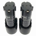 ☆未使用品2個セット☆ makita マキタ 7.2V 1.5 純正リチウムイオンバッテリー BL0715 LITHIUM-ION 雪/飛行機マーク137140 - 6