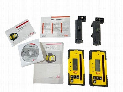 ☆極美品☆Leica ライカ 回転レーザーレベル RUGBY610/ラグビー610 受光機2個(RE160)+三脚+ケース 115632115632 - 10